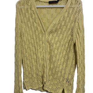 Denver Hayes Light Yellow Cardigan